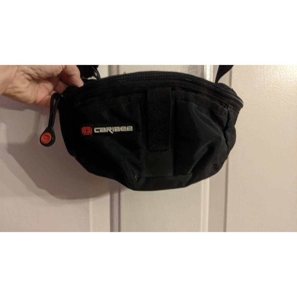 Caribee Compact Travel Waist Pack, Moonlite, Black, 90s, Vintage, Hiking
